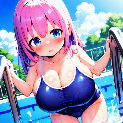 ロリ巨乳部164 スク水