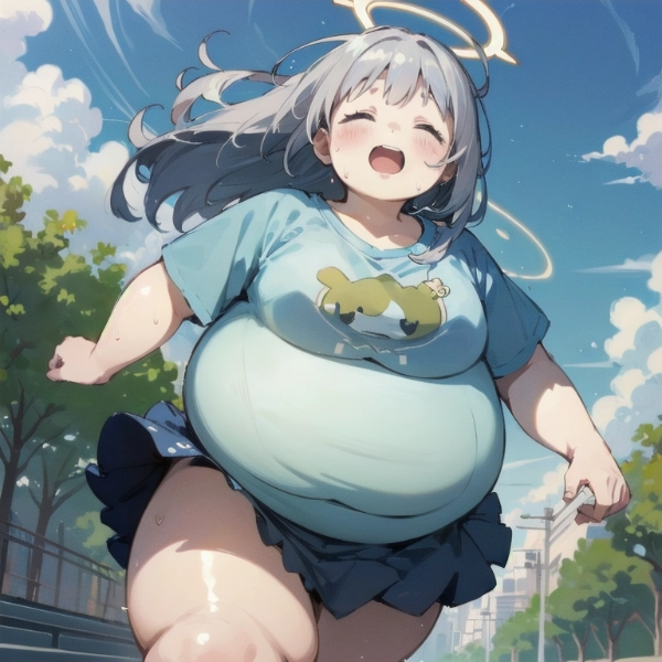 ダイエット中のピザ天使