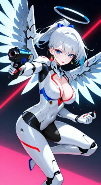 銀翼の天使……劉妃♡