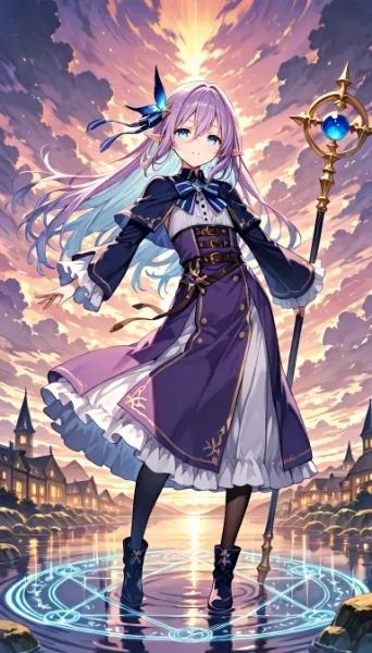 魔法を使うエルフちゃん2
