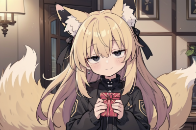 狐耳　私服　プレゼント