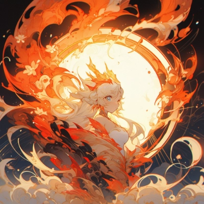 Flame bloom
