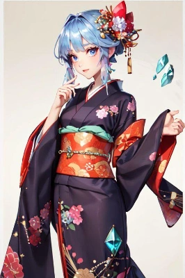着物美人