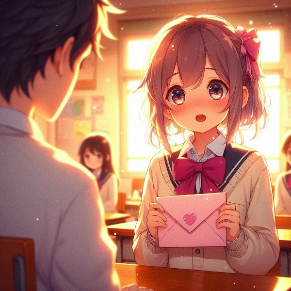 ラブレターを渡す