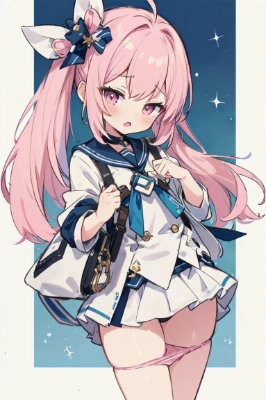 ピンク髪ロリ