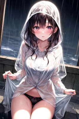 日暮れに染まる
