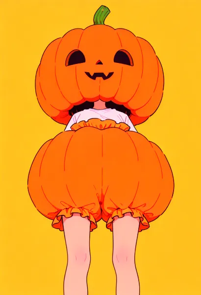 かぼちゃ娘の不思議なハロウィン夜