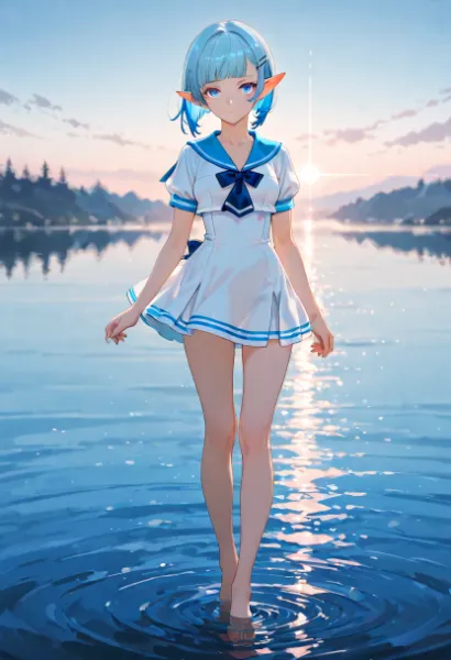 湖に映る、誰でもない私