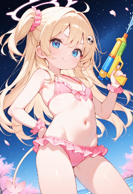 ピンクの水着5☆