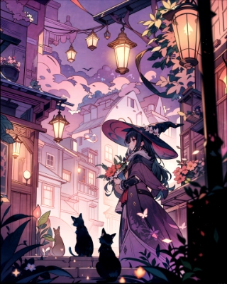 魔女の住む街