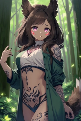 in forest