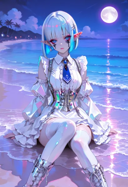 月の儀式、白いドレスに沈む祈り