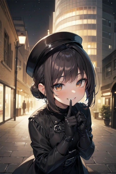 「私を見たことは誰にも言わないでね」