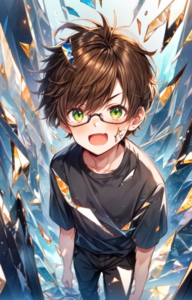 ガラスの少年（２枚）