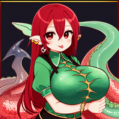 創作キャラ　蛇佐獄美（ラミアversion）（アイコンver）