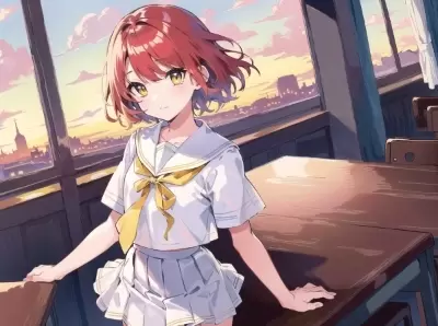 #76 赤髪少女
