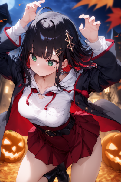 ハロウィン　ゆいぺんぺ