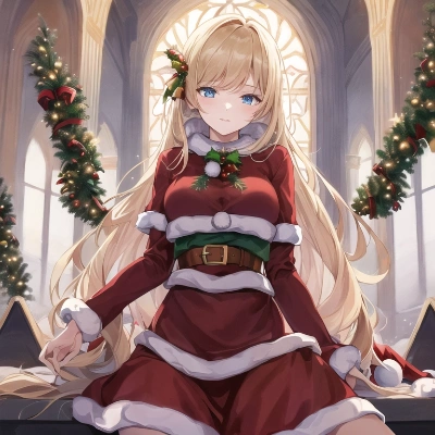 練習(ご主人様と三人のメイド　屋敷編　クリスマスイヴの日)　画像のみ