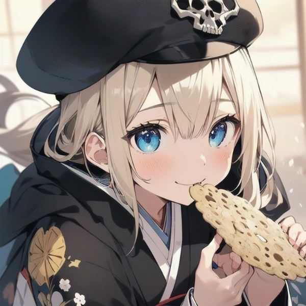 魔法少女からの塩せんべい