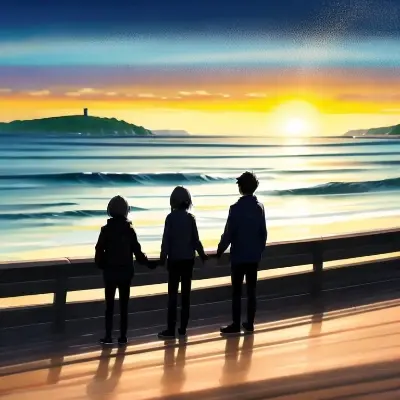 海岸線から見る景色
