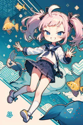 魚とのたわむれ