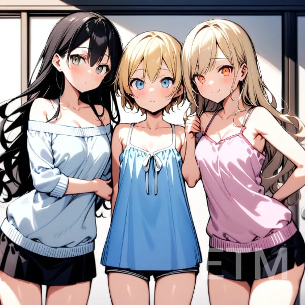 仲良し三姉妹＋兄(弟)