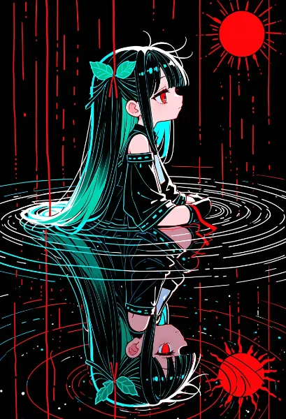 咲影