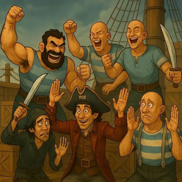 貨物船乗組員、海賊団を返り討ち