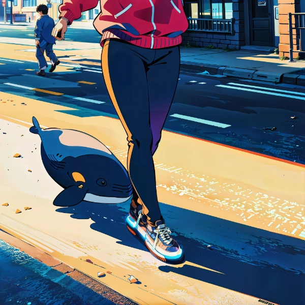 くじらとお散歩🎵