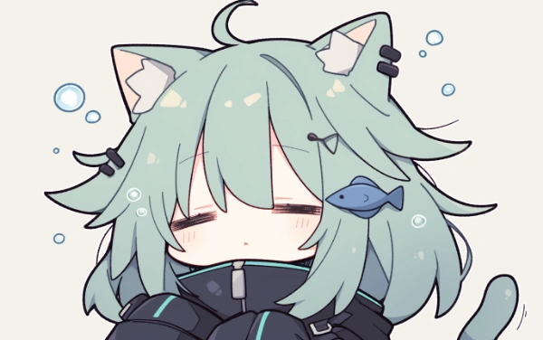 おサカナヘアピンおいしそう🐟💤