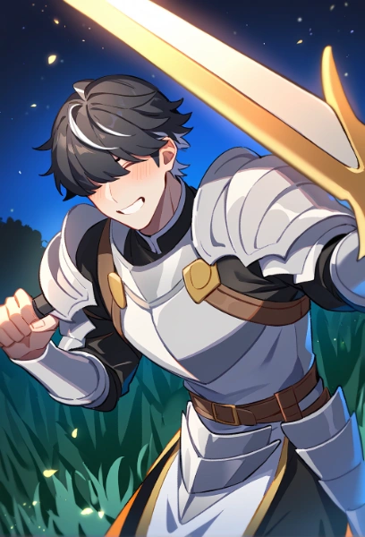 メカクレ騎士の勝利