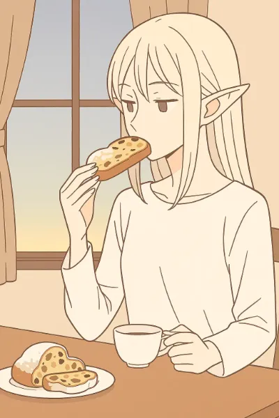 早朝のシュトーレン