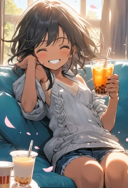 以前生成したキャラクターを再召喚🧋（以前の作品は2枚目）