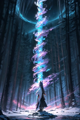 wirling vortex of flames