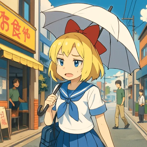 日傘ないとキツいって