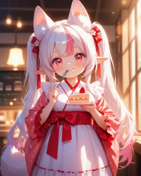 5枚）着物と🍰
