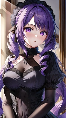 ゴスロリ風な女の子
