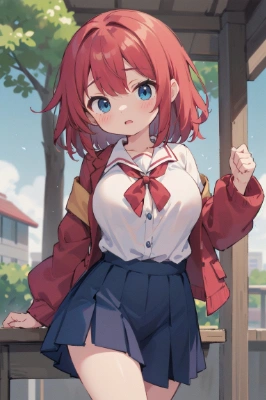 赤毛の女の子