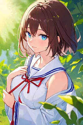 セーラー服女性