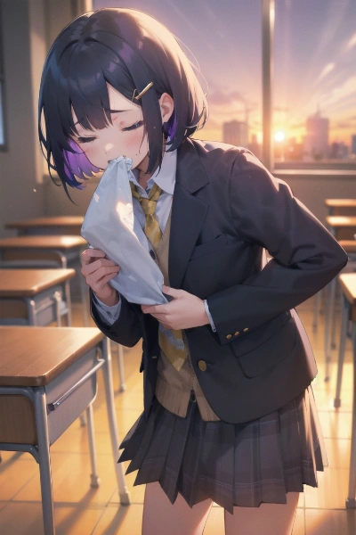 花粉症なうちの娘たち（ロリ女子高生）其之二