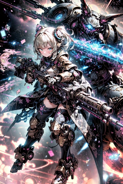 ビッグメカ＆ビッグライフル系女子