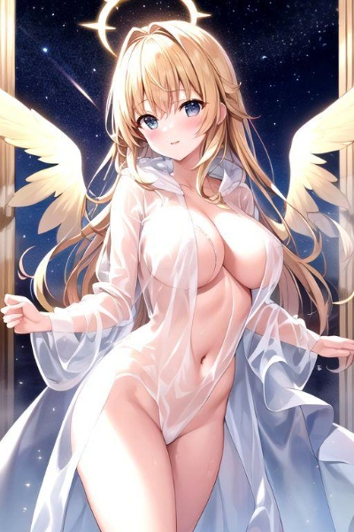 金色の羽を持つ天使