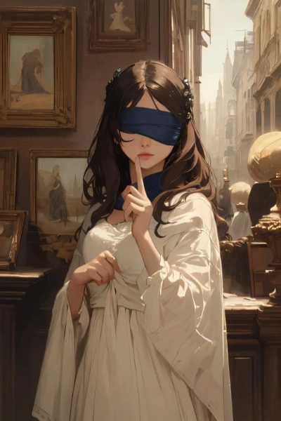 彼女は秘密を守る。