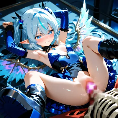エルフの女の子達が骨系のモンスターに・・・3