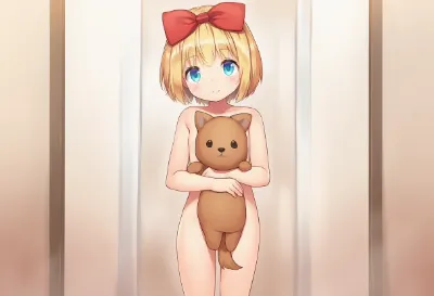 このぬいぐるみと一緒にお風呂入るんだー
