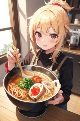 美少女　ラーメン