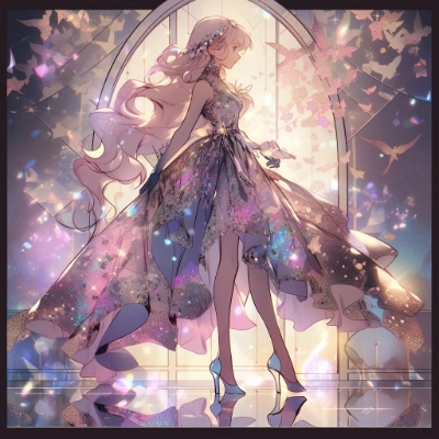 starry dress