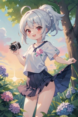 だって暑いんだもん♪