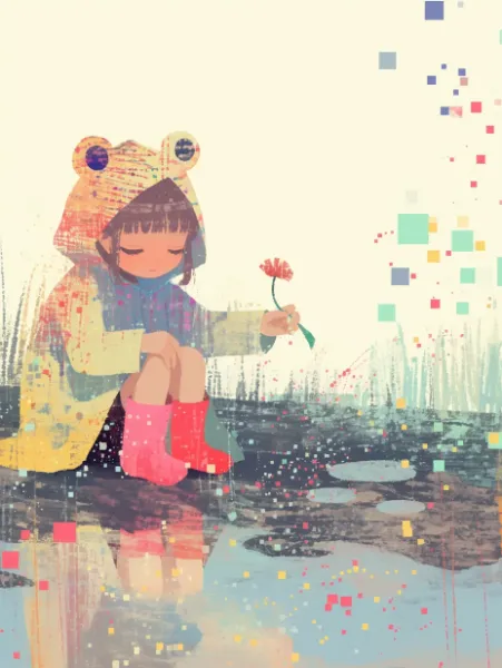 カエルのレインコート