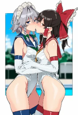 ふたなり 博麗霊夢 × 十六夜咲夜